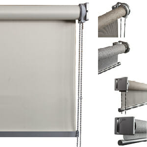 Tenda da interno a rullo dal design contemporaneo, modello Sintesi Standard